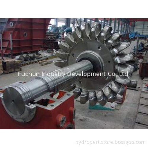 0.55 - 2.3m Pelton Runner And Shaft, High Head Pelton Hydro